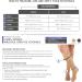 Truform Women's Compression Stockings 20-30 mmHg - Knee High Open Toe Opaque Beige - Medium (1 Pair) | International Shipping Available - Buy Online on GoSupps.com