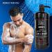 Dead Sea Collection Men's 3-in-1 Body Wash - Sandalwood Scented Shower Gel, Shampoo & Face Wash Combo - 67.6 Fl. Oz (Pack of 2) for Ultimate Freshness and Coolness - Buy Online on GoSupps.com