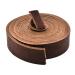 Mandala Crafts Genuine 1 Inch Wide Brown Leather Strap - 6 Feet Long Flat Black Cowhide Cord for Crafts and Leather Belt Making - Buy Online on GoSupps.com