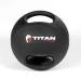 Titan Fitness 10.0 lb Dual Grip Medicine Ball - Ideal for Strength Training and Core Workouts - Buy Online on GoSupps.com
