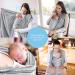 Baby Wrap Carrier Light Grey | Soft Cotton | For Newborns & Babies Up to 15Kg - Buy Online on GoSupps.com
