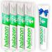 Fresh - 4 Pack Mint toothpaste (75ml) for extra fresh breath + free pack/minty freshness for optimal mouthpiece hygiene & maintained gums/flourid MINT toothpaste