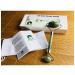 Jade Roller Therapy 100% Natural Jade Facial Roller Double Neck Healing Slimming Massage