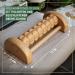 Heldson Foot Massage Roller - FSC 100% Wood with Reflex Zone Guide | Best Foot Roller for Relaxation & Relief - Buy Online on GoSupps.com