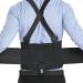 NeoTech Care Lumbar Brace - Adjustable Back Support Belt with Removable Clips & Detachable Suspenders | Light Breathable Ideal for Work & Posture | Size M Black - International Shipping Available - Buy Online on GoSupps.com