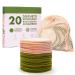 20 Washable bamboo jam pads |Reusable slowdown pads |Facial make-up removal towels with bags |Enooso (12 soft + 8 peels)