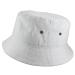 Gelante 100% Cotton Packable Fishing Hunting Summer Travel Bucket Cap Hat Large-X-Large White