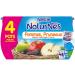 NESTLE NATURNES Baby Compotes Apples Plums 4 x 130 g from 4 to 6 Months