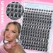 wiwoseo Lash Clusters Natural Individual Lashes Individual Cluster Lashes Russian Eyelash Clusters 8-16MM Natural Look Lashes Individual Eyelashes D Curl Lashes for Beginners - Buy Online on GoSupps.com