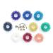 9x pieces DBT Skills hedgehog ring I High stress acupressure ring for the fingers I For stress relief massage or focusing