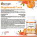 Orange Naturals Berberine 500mg - 60 Vegetarian Capsules - Berberine Supplement - Berberine HCL - Natural Metabolic Support - Buy Online on GoSupps.com