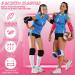 Buy 2 Pair Elbow Pads for Volleyball & Sports - Breathable Gel Support Brace for Teens - Arm Compression Elbow Pads in Black & Rose Red - Buy Online on GoSupps.com