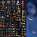 Glow in The Dark Temporary Tattoos 20 Sheets Glitter Styles Flower Mandala Butterfly Feather UV Neon Tattoos Stickers Body Face Fake Tattoo Markers for Women Men Party Supplies