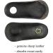 Valenoks Kids Orthotic Leather 3/4 Length Insoles with Arch Support for Flat Feet - W2.5-3.5/Kid 2-3 Black - Buy Online on GoSupps.com