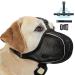 Muzzle for large dogs breathable dogs muzzle pet mask dog muzzle with reflective & adjustable strap dog mucky basket to prevent eating biting chewing l network