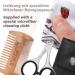 THREE SWORDS Stainless Steel Professional Beard Scissors & Comb Set - Perfect Grooming Tool for Men - Buy Online on GoSupps.com