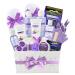 Bath Gift Baskets for Women. Purelis XL Lavender & Jasmine Bath Gifts for Her Spa Basket is Filled with All Natural Spa Goodies! Sulfate & Paraben Free. PN-220