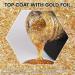 YTD Likomey Gold Foil Gel Polish - No Wipe Long Lasting Shiny Finish - 15ml UV Nail Varnish for Salon & Home DIY Manicure - Buy Online on GoSupps.com