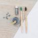 Buy GEORGANICS Natural Beech Bristles Toothbrush - Medium Green | Eco-Friendly Sustainable Oral Care | International Shipping Available - Buy Online on GoSupps.com