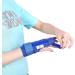 Buy Lightweight Blue Wrist Binder Finger Splint & Stabilizer for Thumb Pain Relief | Arthritis Tendonitis & Trigger Finger Support - International Shipping - Buy Online on GoSupps.com
