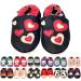 MiniFeet Premium Soft Leather Baby Shoes - BUY 4 PAIRS & GET 1 OF THEM FOR FREE ! - Toddler Shoes - 0-6 Months to 4-5 Years 6-12 Months Hearts