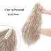 Premium 24 Sandy Blonde Ponytail Extension | Realistic Clip-in Wavy Hair Braid | International Shipping Available - Buy Online on GoSupps.com