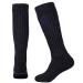 Alpacas of Montana Therapeutic Alpaca Socks - Over the Calf - Diabetic Neuropathy Large Calf Socks (Large Black) Large Black