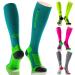 Sport compression stocking under pressure Runattack compression: 18-21mmhg i high performance running stocking size.43-46 (calf scope: 32-44cm) neon pink