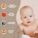 Mother's Choice 100% Cotton Baby Towel with Hood - Ultra Soft & Absorbent (75x75cm) - Large Bath Towel for Newborns & Infants - 3D Fox Hooded Design - Orange Fox - Buy Online on GoSupps.com