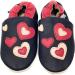 MiniFeet Premium Soft Leather Baby Shoes - Buy 4 Pairs, Get 1 Free! Toddler Shoes for 0-6 Months to 4-5 Years - Hearts Design - Buy Online on GoSupps.com