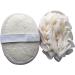 2 PCS Exfoliating Body Loofah Scrubber Set with Elastic Hand Strap - Shower Sponge Brushes for Bath - Travel-Friendly Shower Puff - Buy Online on GoSupps.com