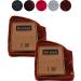 Kirman Premium Hair Turban Towels - 2 Pack 100% Cotton Quick-Dry for Short & Long Hair - Cinnamon Brown - Buy Online on GoSupps.com