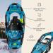 Retrospec Drifter Kids Snowshoes & Trekking Poles Bundle - Brash Blue 14 Inch - All Terrain, Adjustable Binding, Carry Bag, Lightweight Aluminum Sticks - Boys & Girls Walking & Hiking Set - Buy Online on GoSupps.com