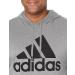 adidas Men's Essentials Logo Hoodie X-Large Tall - Medium Grey Heather/Black - Buy Online on GoSupps.com