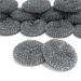 Witap 20 pieces scourer 10 cm Jumbo scourer scouring cleaner pan cleaner scouring sponge round steel sponges