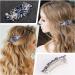 WLLHYF Luxury Flower Jewelry Design Hairpin Rhinestone Flower Hair Clips Hair Barrette for Women and Girls French Style Hairclips Hair Accessories(Blue) - Buy Online on GoSupps.com