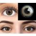 Glamlens Bari Gray gray + container |Very strongly covering natural gray contact lenses colored |Colored silicone hydrogel |1 pair (2 pieces) |Dia 14.20 |Without starch