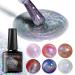 MEET ACROSS Rainbow Cat Eye Gel Nail Polish Kit - 5 Colors Jelly Soak Off UV LED Gift Box + Magnet Stick - Buy Online on GoSupps.com
