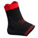 UFlex Athletics Ultra Flex Athletics Ankle Brace Support Sleeve for Post Surgery Treatment Swelling Reduction Pain Relief Ankle Stabilizing and Compression Single Wrap Black Red Large