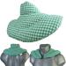 Neck pillow with stand-up collar green-white cherry stone pillow - neck pillow heat pad cherry stones