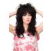 WIG ME UP Women's Long Black Wig - Vamp Wild Caribbean Kinks & Curls 50 cm WL-2317-1B | Shop Internationally - Buy Online on GoSupps.com