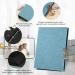 DazSpirit Linen DIY Scrapbook Photo Album | 60 Pages with Adhesive | Includes Metallic Markers, Stencils & Stickers | Memory Book for Wedding & Family | Blue - Buy Online on GoSupps.com