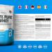 Buy Biotechusa 100% Pure Whey Protein Powder - 21g Protein BCAA & Glutamine Gluten-Free Palm Oil-Free | 454g - Black Biscuit Flavor - Buy Online on GoSupps.com