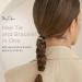 By Lilla Halo Ponytails Set of 3 Hair Tie Bracelets - Black/Starfish - No Crease Hair Ties for Women - Buy Online on GoSupps.com