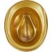Amscan Men's Gold Fedora Hat - One Size US | Stylish Accessory for Any Occasion - Buy Online on GoSupps.com