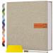 Popotop Large Photo Album Self Adhesive 4x6 5x7 8x10 Scrapbook Album DIY 60 Pages Picture Book,Gifts for Mom,Family Baby and Wedding,with Metal Pen and Plastic Board