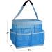 Mesh Shower Bag - 9-Pocket Blue Organizing Bathroom Toiletry Essentials - Buy Online on GoSupps.com