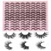 Fluffy Volume Wispy Russian Strip Lashes Bulk Wholesale - 48 Pairs Mixed C-3 Styles - Buy Online on GoSupps.com