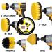 Drill Brush Power Scrubber Set for Bathroom Cleaning - Shower, Toilet, Tile & Floor Cleaner - Yellow - Buy Online on GoSupps.com