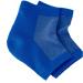 NatraCure Vented Moisturizing Gel Heel Sleeves (Color: Royal Blue) - 3 Pairs - (608-M-RB CAT3PK) - Size: Regular